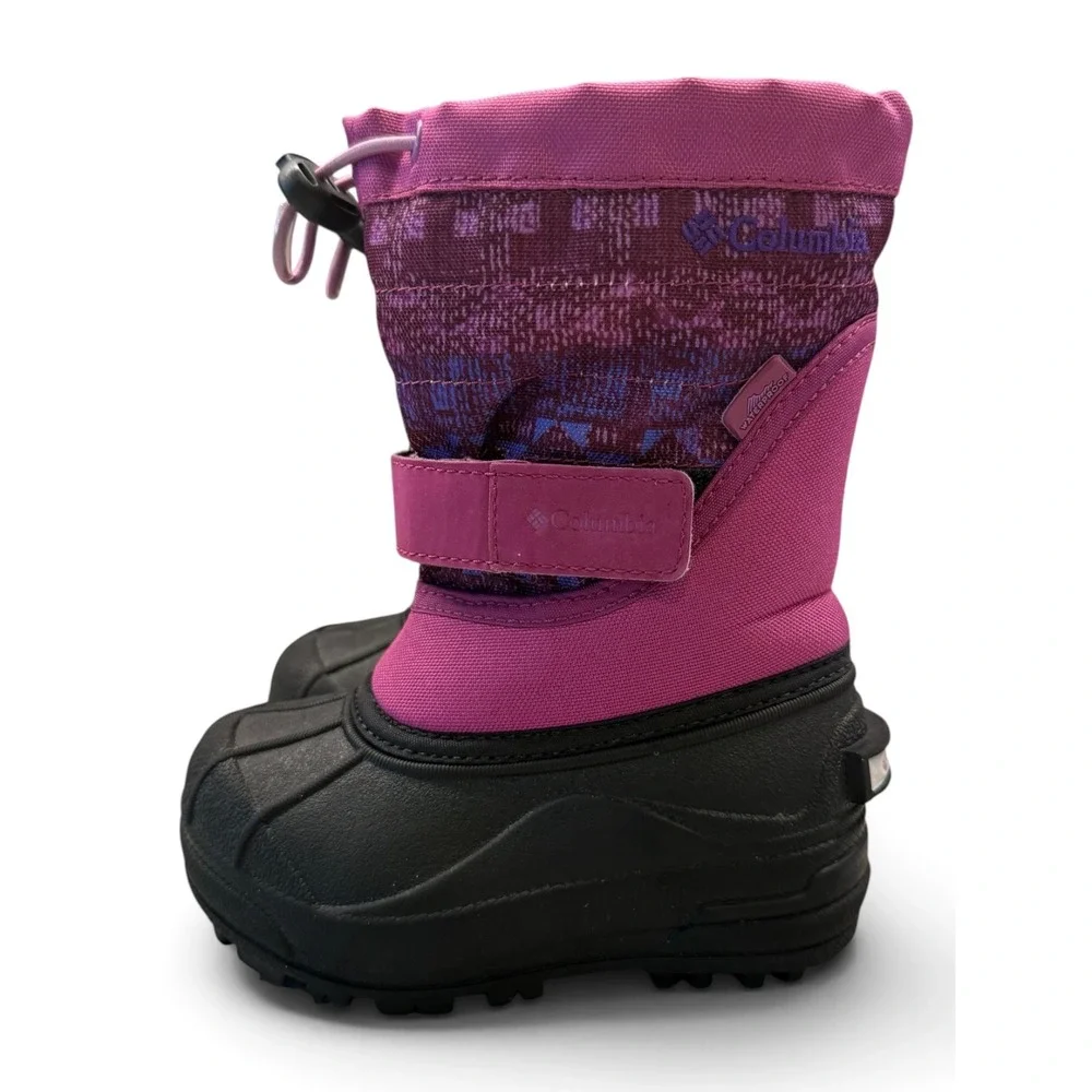 Columbia Toddler Waterproof Powderbug Plus Insulated Warm Snow Boots Size 8